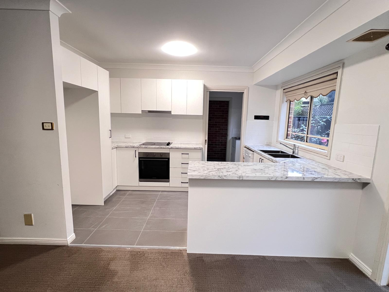 Kitchen renovation overview in Botany