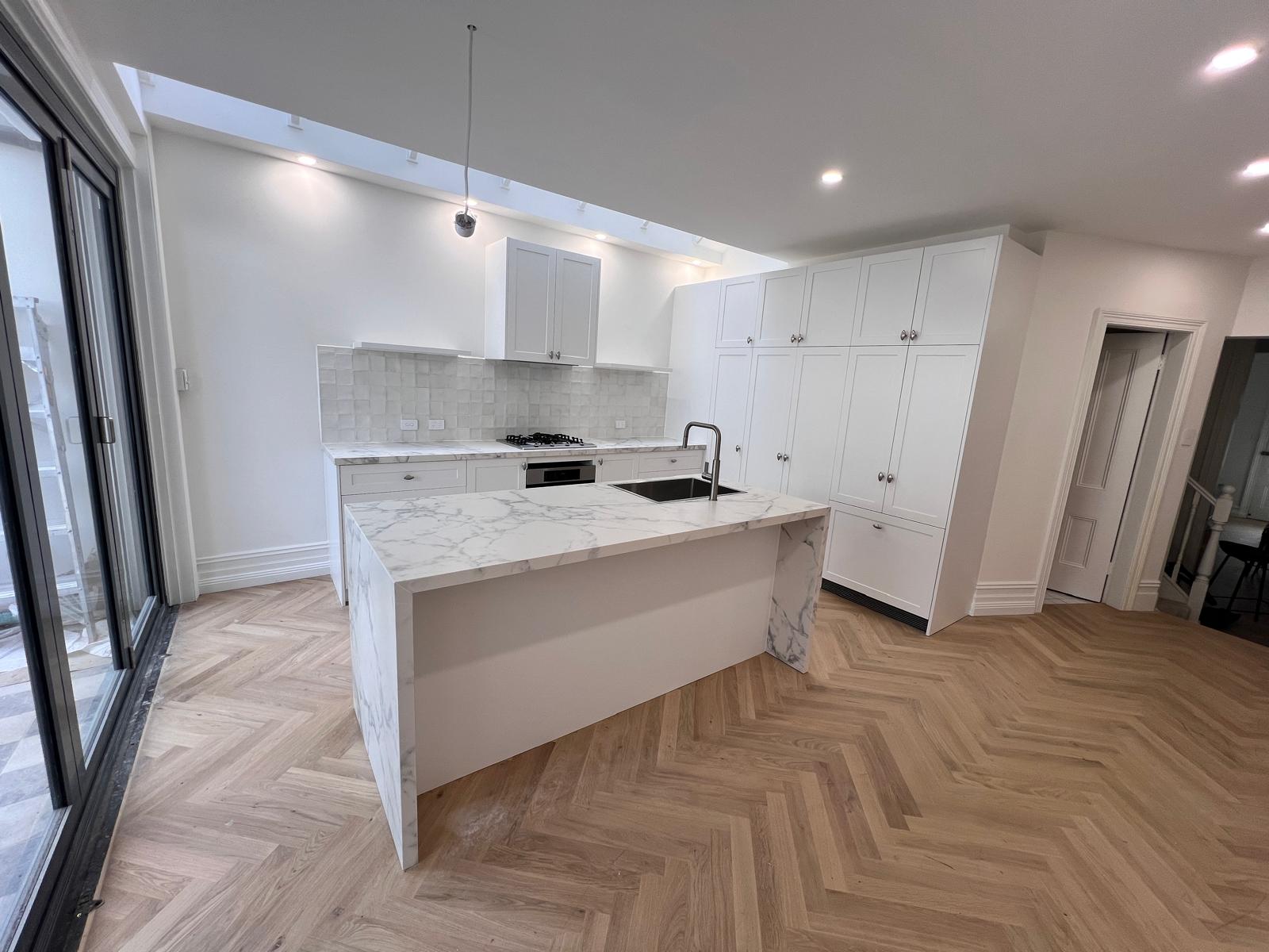 Kitchen renovation overview in Paddington