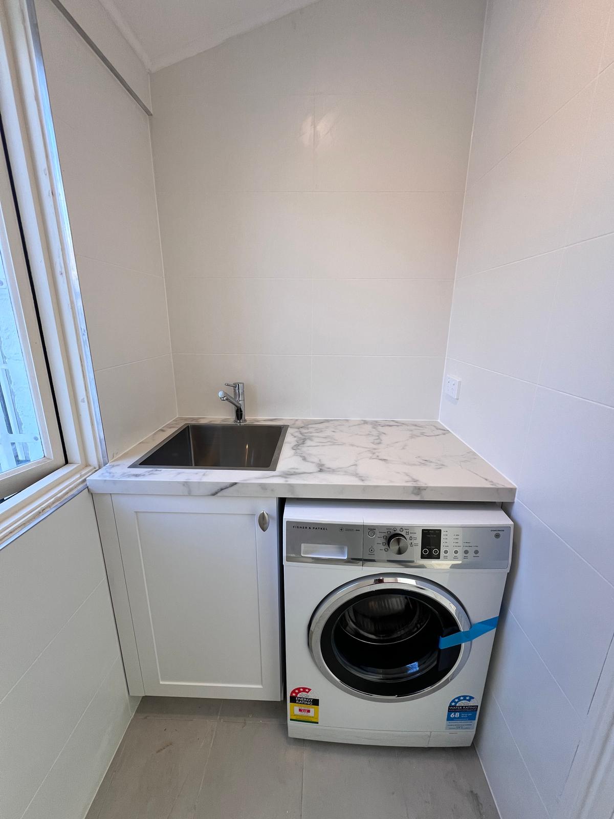 Laundry renovation overview in Paddington